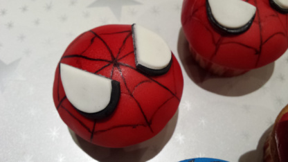 6 Gedecoreerde cupcakes - Afbeelding 2