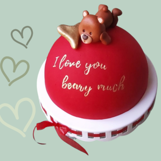 Red Velvet Valentijn taart