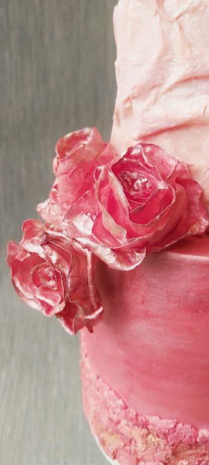 Artistieke Rozen van eetbaar papier
